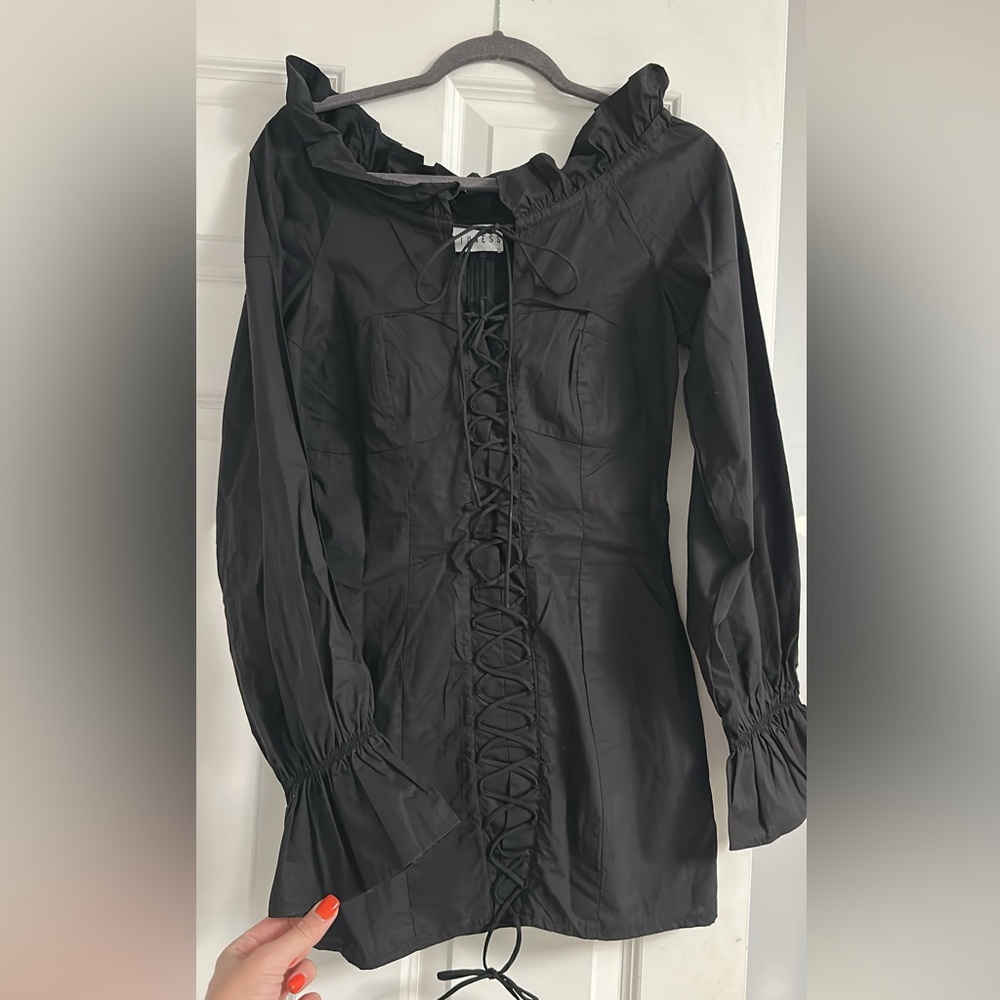 Lioness Black Long Sleeve Dress